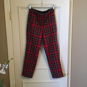 J. Crew Cameron Tartan Plaid Ankle Pant